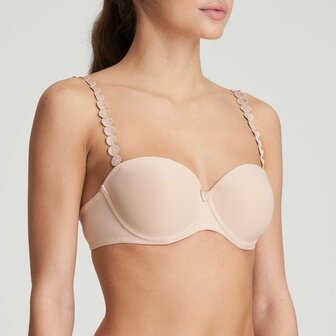 Tom caffe latte voorgevormde strapless bh 0120828