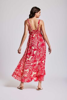 Red Movida - Lidia strappy maxi dress IC24-115-MLT