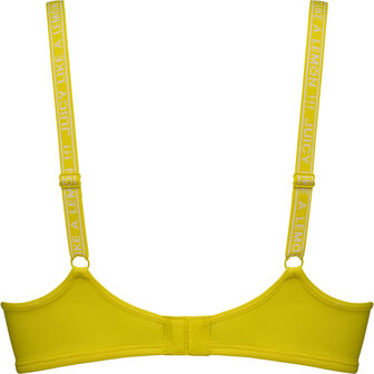 Space Oddysey push up wired padded citrus yellow lace 36671