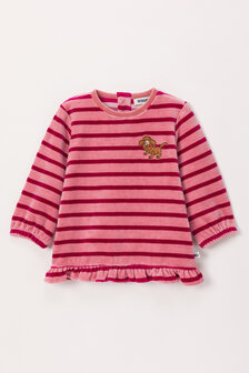 242-10-PDL-V/926 Baby meisjes pyjama,roze streep