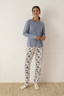 Pyjama long sleeve azul W24-N18632-9AFAZULV