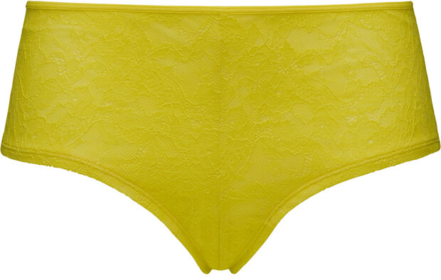 Space Oddysey brazilian shorts citrus yellow lace 36674