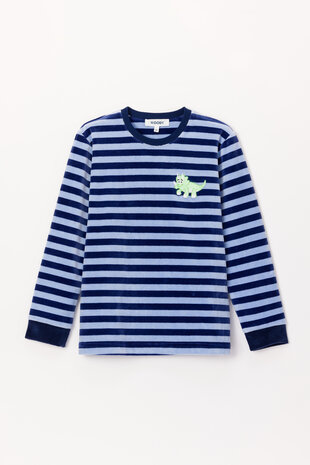 242-10-PLC-V/929 Baby pyjama,blauwe streep