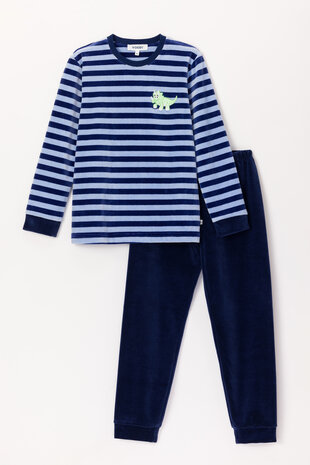 242-10-PLC-V/929 Baby pyjama,blauwe streep