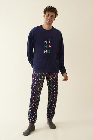 Pyjama long sleeve X-mas W24-H34212-020 MARIN